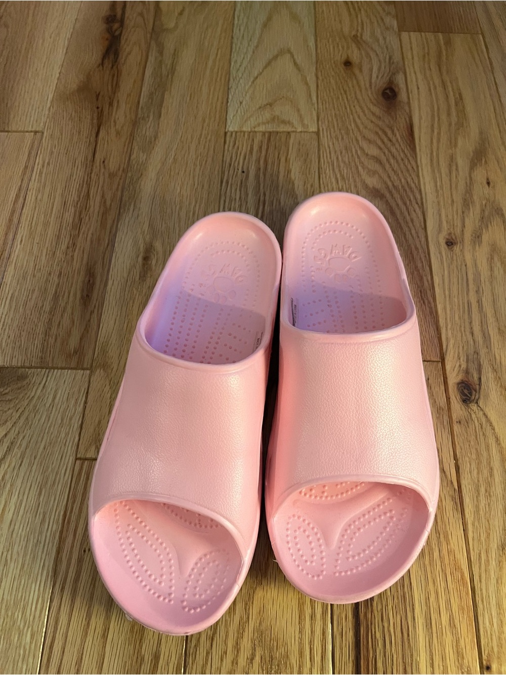 Dawgs Pink Slip-On Slide Sandals